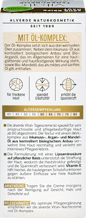 Crema giorno con complesso di oli e lipoamminoacidi vital+  alverde