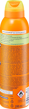 Sonnenspray Sport transparent, LSF 50 SUNDANCE