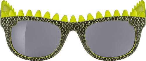 Sonnenbrille Kids schwarz gelb mit Stacheln SUNDANCE