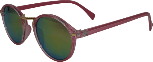 Sonnenbrille Erwachsene rosa Gestell & bunt verspiegelten Gläsern SUNDANCE