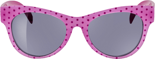 Detské slnečné okuliare - ružové s bodkami SUNDANCE