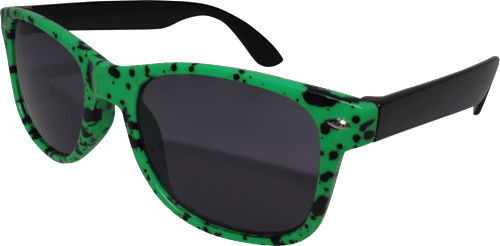 Sonnenbrille Junior grün-schwarz gemustert SUNDANCE