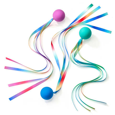 Skákacia loptička so stuhami SauBär