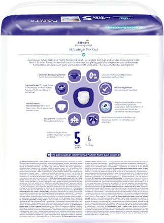 Pants Night Junior, Gr. 5 (13-20 kg) babylove