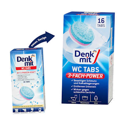 Tablete za čišćenje WC šolje (16x25g) Denkmit