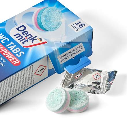 Tablete za čišćenje WC šolje (16x25g) Denkmit