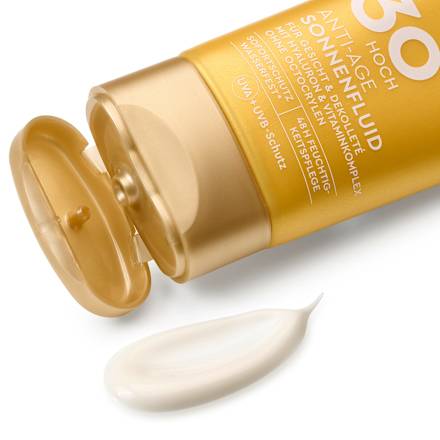 ANTI-AGE fluid za zaštitu lica i dekoltea od sunca, SPF 30 SUNDANCE
