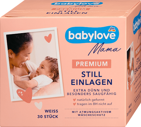 Mama jastučići za dojilje sa lepljivom trakom za pričvršćivanje - beli babylove Mama