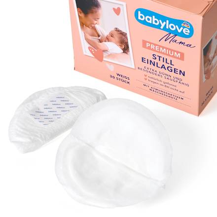 Mama jastučići za dojilje sa lepljivom trakom za pričvršćivanje - beli babylove Mama