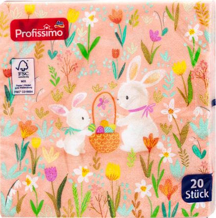 Салфетки Цветен Пролетна магия, (33x33cm) Profissimo