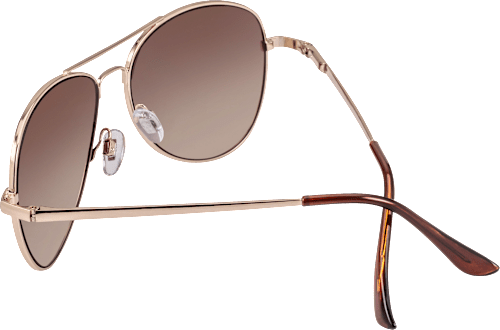 Sonnenbrille mit goldenem Metallrahmen  SUNDANCE