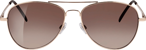 Sonnenbrille mit goldenem Metallrahmen  SUNDANCE