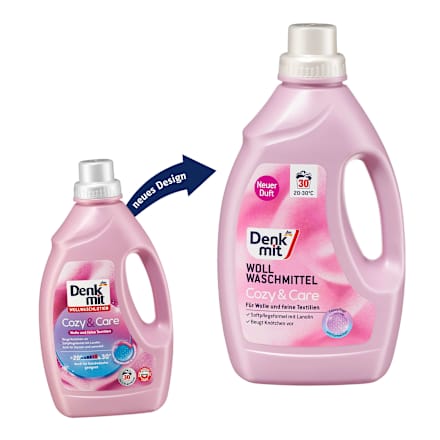 Fein-& Wollwaschmittel Cozy&Care Denkmit