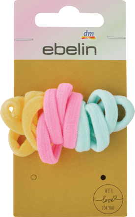 Gumice za kosu – žuta, roza i plava ebelin