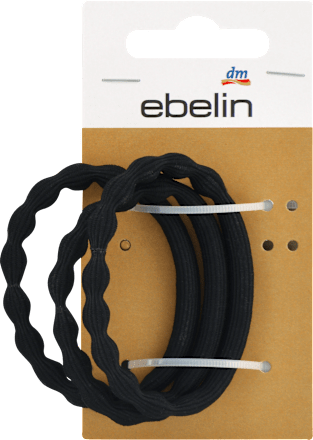 Gumice za kosu – valovite crne ebelin