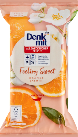 Vlažne večnamenske krpice Feeling Sweet Denkmit