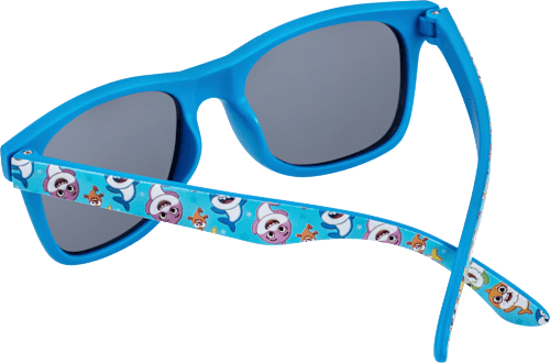 Sonnenbrille Junior blau mit bunten Fischen SUNDANCE