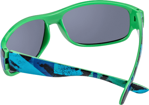 Sonnenbrille Junior blau-grün mit Muster SUNDANCE