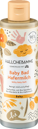 Bagnoschiuma baby con latte di avena HALLOHEBAMME