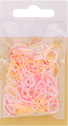 Mini hajgumi mix, többféle árnyalat rózsaszínnel s-he stylecollection