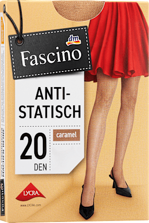 Strumpfhose antistatisch caramel Gr. 50/52 Fascino