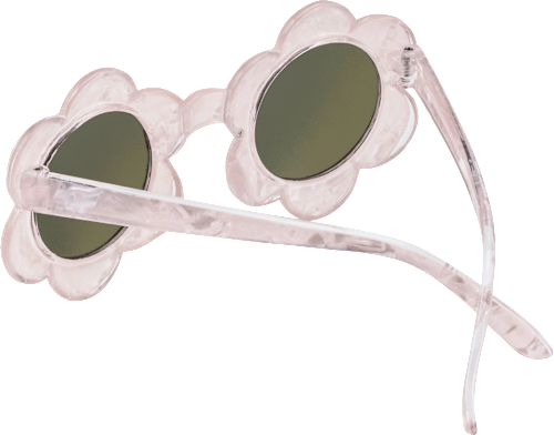 Sonnenbrille Kids rosa Blumenform & rosa getönte Gläser SUNDANCE