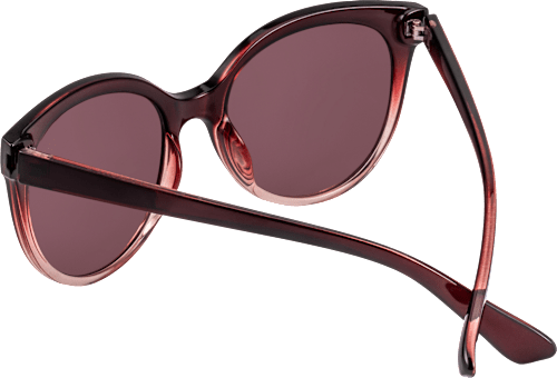 Sonnenbrille dunkelrot transparent SUNDANCE