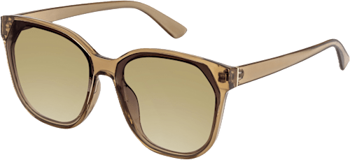 Sonnenbrille Damen hellbraun transparent SUNDANCE