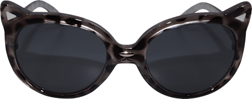 Sonnenbrille Junior silber mit Katzenohren SUNDANCE