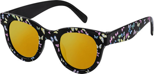 Sonnenbrille Junior schwarz Schmetterlinge SUNDANCE