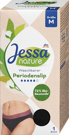Periodenunterwäsche nature waschbarer Periodenslip Gr. M Jessa