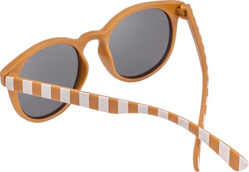 Sonnenbrille Junior orange mit weißen Streifen SUNDANCE