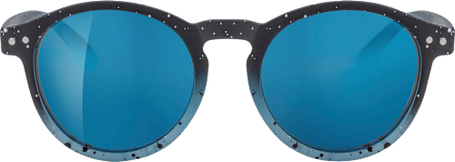Sonnenbrille Kids schwarz graues Gestell, blau getönte Gläser SUNDANCE
