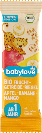 Frucht-Getreide-Riegel Apfel-Banane-Mango ab 1 Jahr babylove