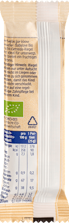 Frucht-Getreide-Riegel Apfel-Banane-Mango ab 1 Jahr babylove