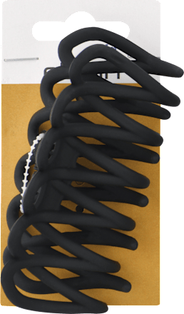 skřipec do vlasů velký, černý ebelin