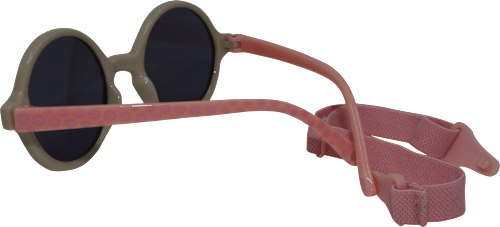 Sonnenbrille Junior creme mit rosa Punkten SUNDANCE