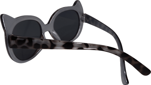 Sonnenbrille Junior silber mit Katzenohren SUNDANCE