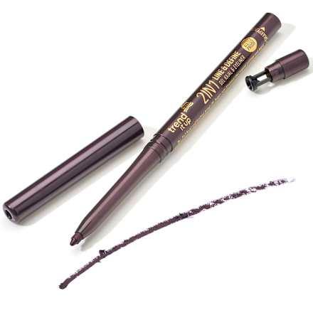 2u1 LINE & DEFINE olovka za oči i ajlajner - 050 Dark Mulberry trend !t up