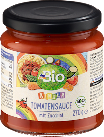 Kinder Tomatensauce mit Zucchini dmBio