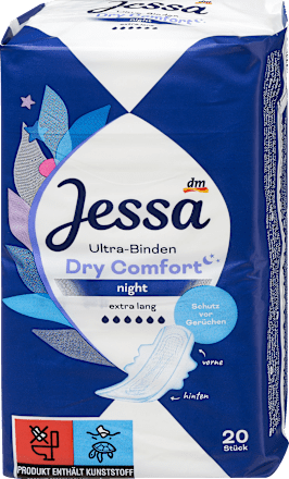 vložky s křidélky Ultra Dry Comfort Night Jessa