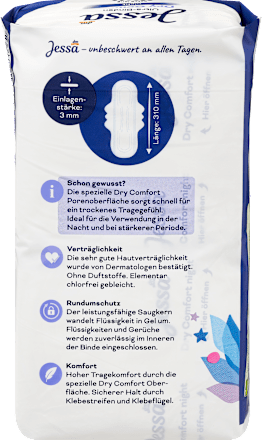 vložky s křidélky Ultra Dry Comfort Night Jessa
