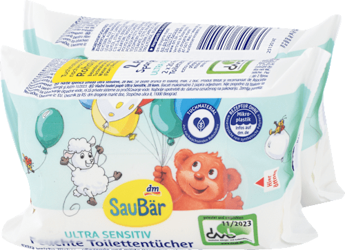 Șervețele umede Sensitive SauBär