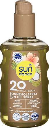  Слънцезащитен спрей олио, SPF20 sundance