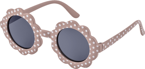 Otroška sončna očala, rjava z belimi pikami sundance