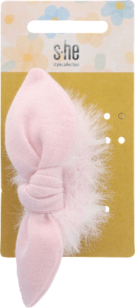 Scrunchie rosa con fiocco s-he stylecollection