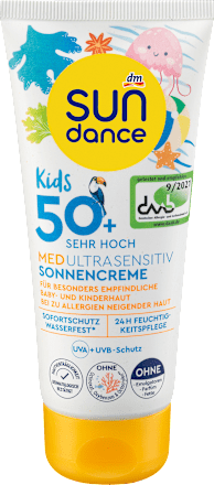 Protecție solară piele ultrasensibilă pentru copii FPS50 SUNDANCE