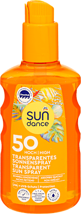 Transparentni sprej za zaščito pred soncem, ZF 50 (visoka zaščita) sundance