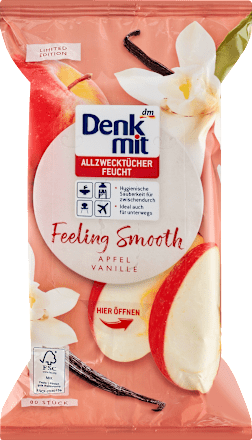 Feuchte Allzwecktücher Feeling Smooth Denkmit