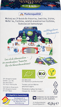 Adventskalender Tee dmBio